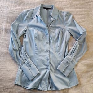 Woman's Antonio Melani Long Sleeve Button-Up Shirt - XS